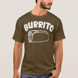 Camiseta Burrito Taco Taquito Família de Comidas Mexicana