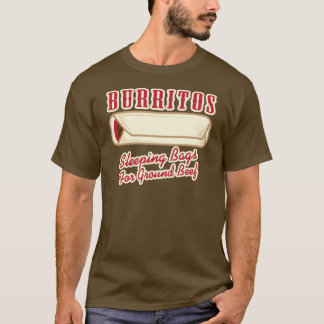 Camiseta Burritos, bolsas-cama para carne moída