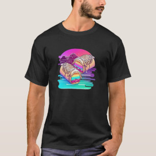 Camiseta Burritos com uma visão futurística para um torto m