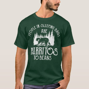 Camiseta Burritos, Comida Mexicana, Consciência De Ursos Se