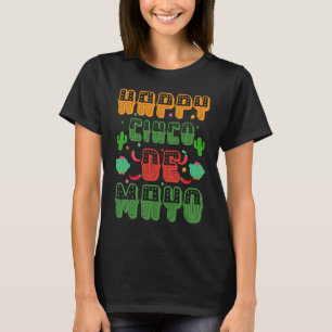 Camiseta Burritos do Cinco De Mayo México Tacos e Abacate