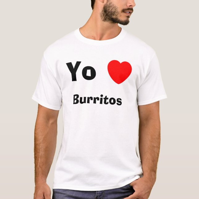 Camiseta Burritos do coração de Yo (Frente)