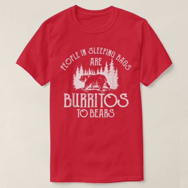 Camiseta Burritos Mexicanos Sensibilização para a Comida de (Frente do Design)