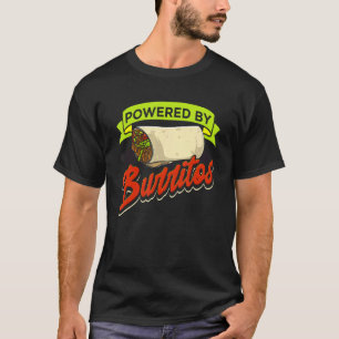 Camiseta Burritos Para Comida Mexicana Acionada Por Burrito