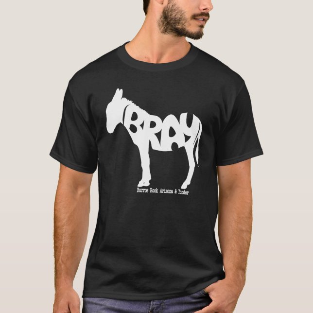 Camiseta Burro Branco Boxy BRAY (Frente)