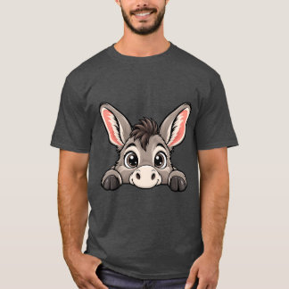 Camiseta Burro Cute Peekaboo
