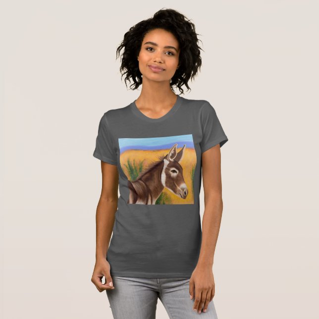 Camiseta Burro e Hummingbird (Frente Completa)