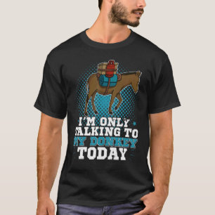 Camiseta Burro Espécie de Cavalo Doméstico Biólogo África A