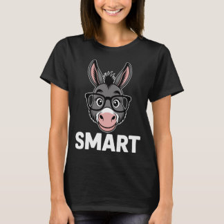 Camiseta Burro Inteligente Engraçado