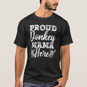 Camiseta Burro Mãe Animal Cavalo Amor Burro
