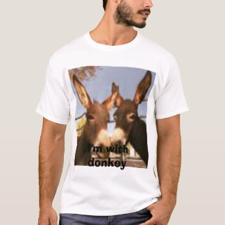Camiseta Burros, eu sou com asno