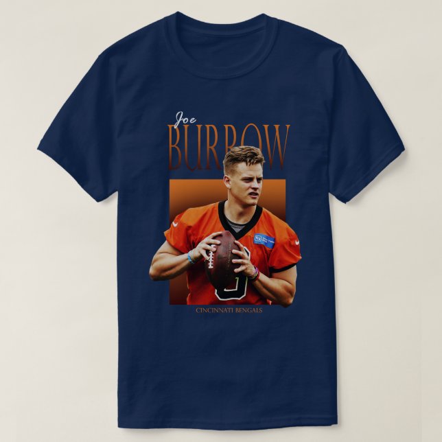 Camiseta burrow vintage bengal (Frente do Design)