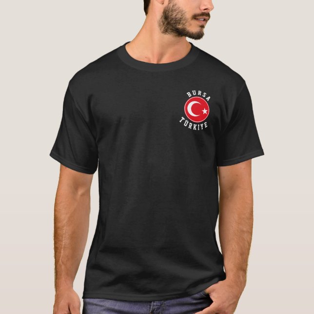 Camiseta Bursa, Turco T-Shirt (Frente)