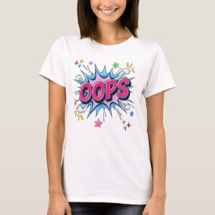 Camiseta Burst Cômico OOPS