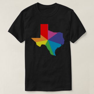 Camiseta burst de cores texas