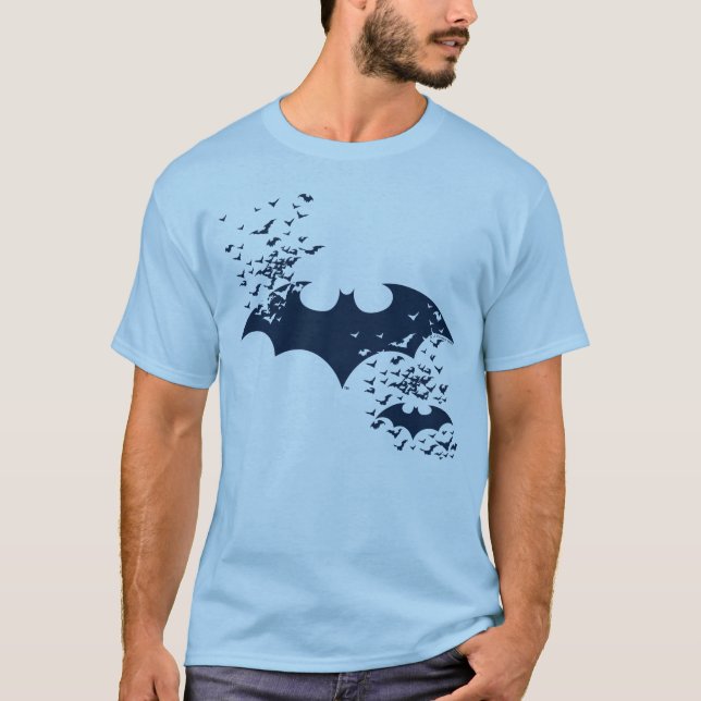Camiseta Burst De Logotipo Bat Em Bats (Frente)