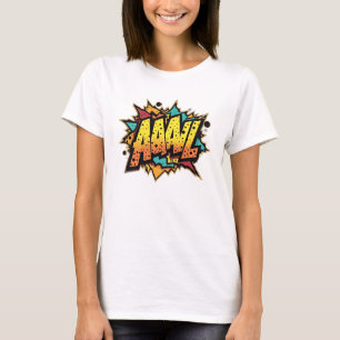 Camiseta Burst do Livro de BD: AAAL! Pop Art T-Shirt