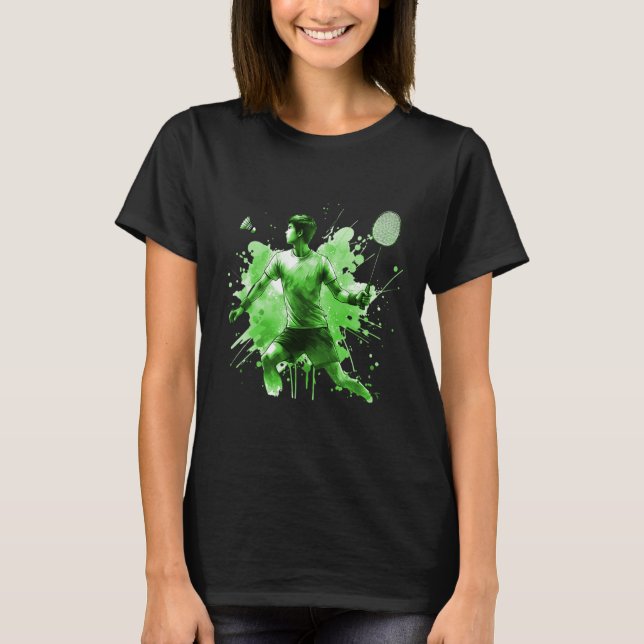 Camiseta Burst Energético de Badminton Pion (Frente)
