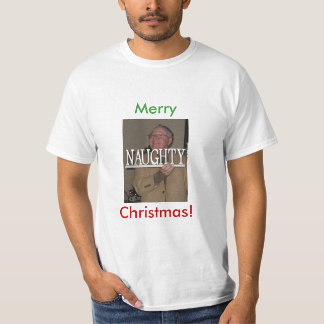 Camiseta Burton impertinente, alegre, Natal! (Frente)