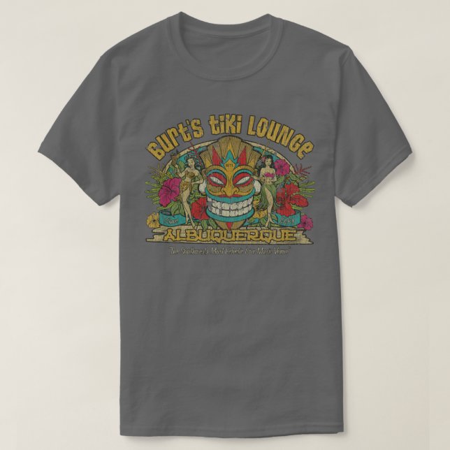 Camiseta Burts Tiki Lounge (Frente do Design)