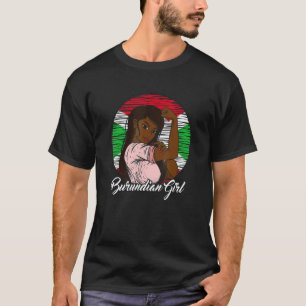 Camiseta Burundi Flag Burundi Burundi Rapariga Burundi