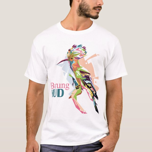 Camiseta Burung HUD Pop art (Frente)