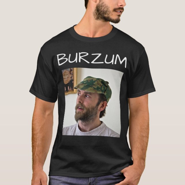 Camiseta Burzum Varg Vikernes Black Metal Histórico (Frente)