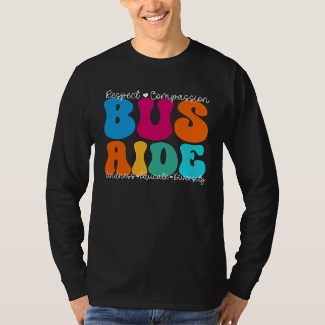 Camiseta Bus Aide Appreciation Week Back to School (Frente)