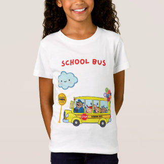 Camiseta Bus Buddies Unite, equipe de ônibus escolar.