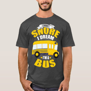 Camiseta Bus Bus Driver Omnibus Profissão de Transporte Púb