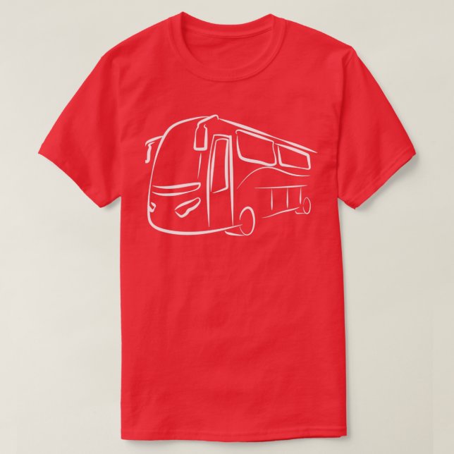 Camiseta Bus Busfahrer Schulbus Autobus 11 (Frente do Design)