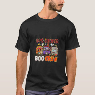 Camiseta Bus Driver Boo Crew School Bus Halloween