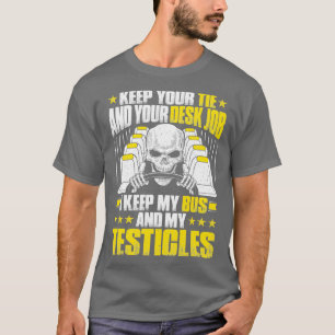 Camiseta Bus Driver Busman Schoolbus School Bus Idet 4