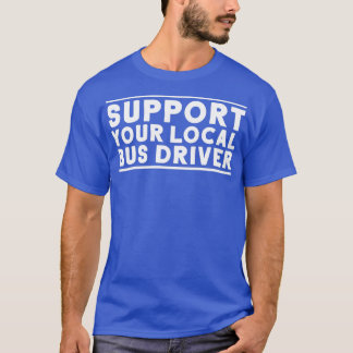 Camiseta Bus Driver de Barramento de Barramento de Escola B