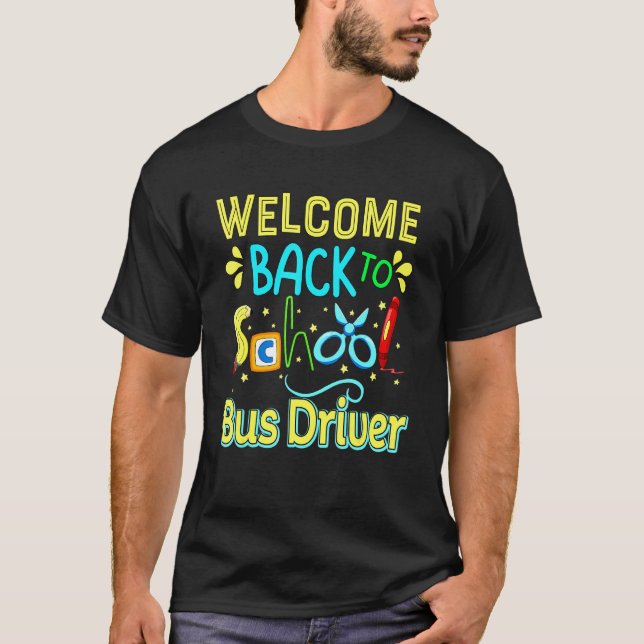 Camiseta Bus Driver First Day Of School Y'All Gonna Learn T (Frente)