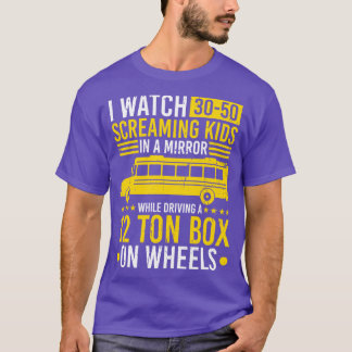 Camiseta Bus Driver Funny School Bus Driver