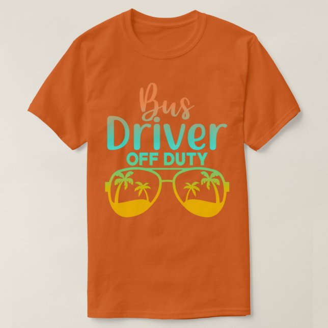 Camiseta Bus driver off duty 2 (Frente do Design)
