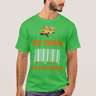 Camiseta Bus Driver Profissão de Varredura para o Presente