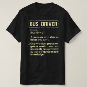 Camiseta Bus Driver Real American Definition