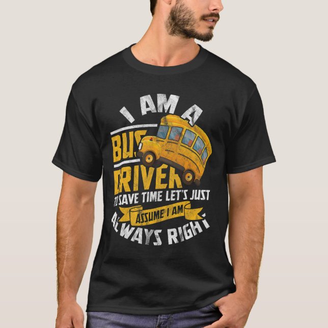Camiseta Bus Driver School Traffic Stops T-Shirt Copy (Frente)