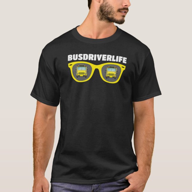 Camiseta Bus Driving  School Bus Driver Busdriverlife (Frente)