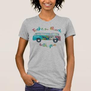 Camiseta Bus Flower Beach "Kombi"