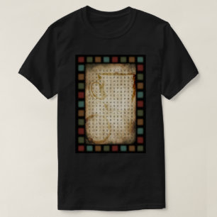 Camiseta busca da palavra do café