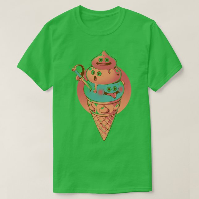 Camiseta Busca de gelo (Frente do Design)