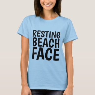 Camiseta BUSCA DE PRAIA, T-shirts de mulheres engraçadas