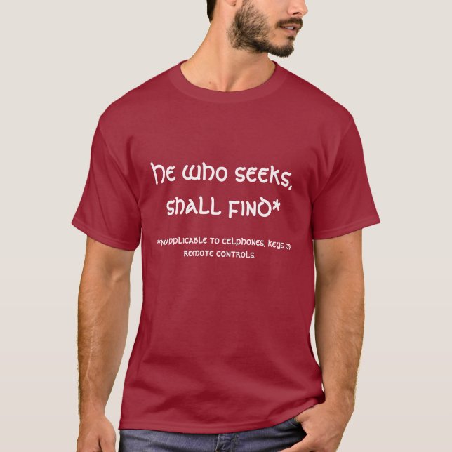 Camiseta Busca e achado (Frente)