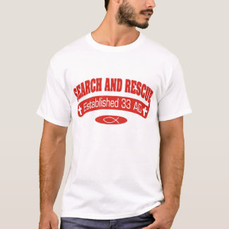 Camiseta Busca e salvamento