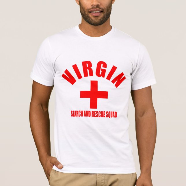 Camiseta Busca e salvamento do Virgin (Frente)