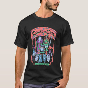 Camiseta Busca por Gatos Simulação Retro Vintage Engraçado