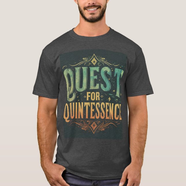 Camiseta Busca por quintessência (Frente)